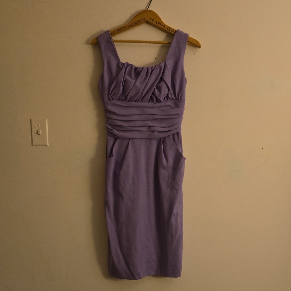 Vintage Lavender Midi Dress